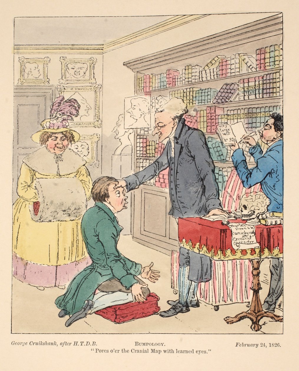 Bumpologia, pubi. 1826 (käsinvärinen kaiverrus) tekijältä English School
