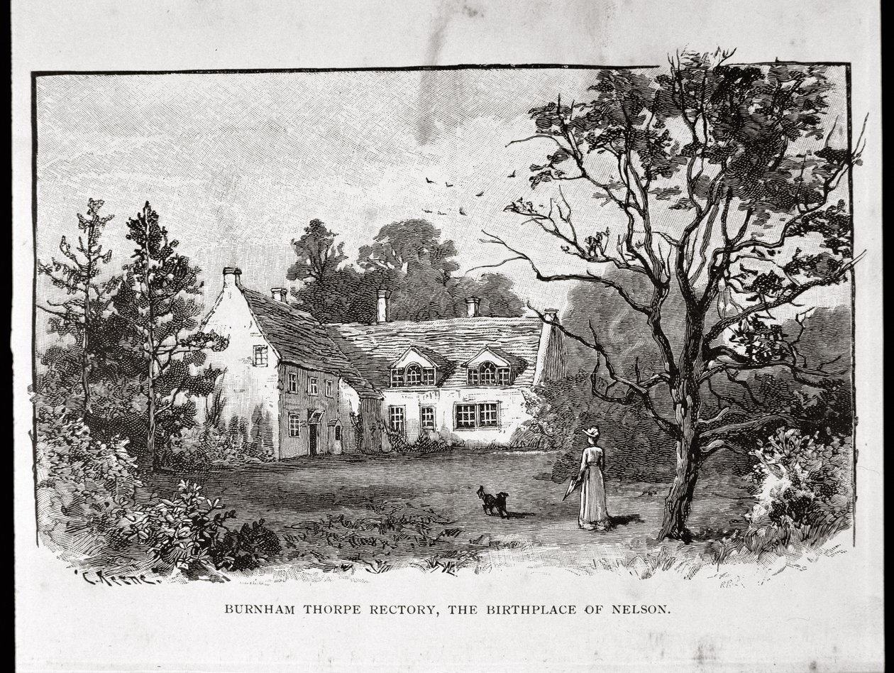 Burnham Thorpe Rectory, Nelsons syntymäpaikka tekijältä English School