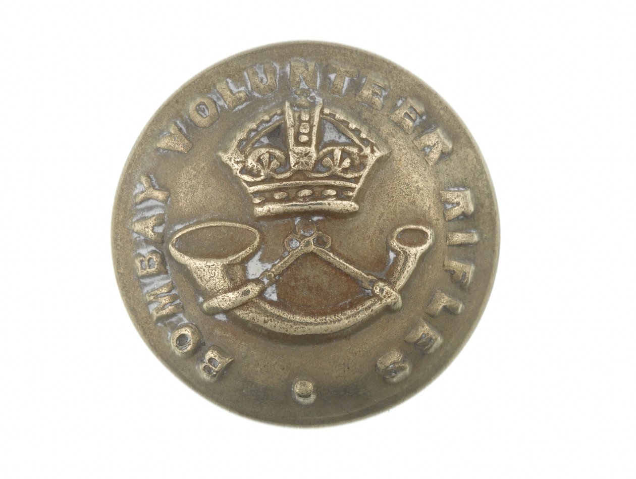Button, Bombay Volunteer Rifles, 1901-1947 tekijältä English School
