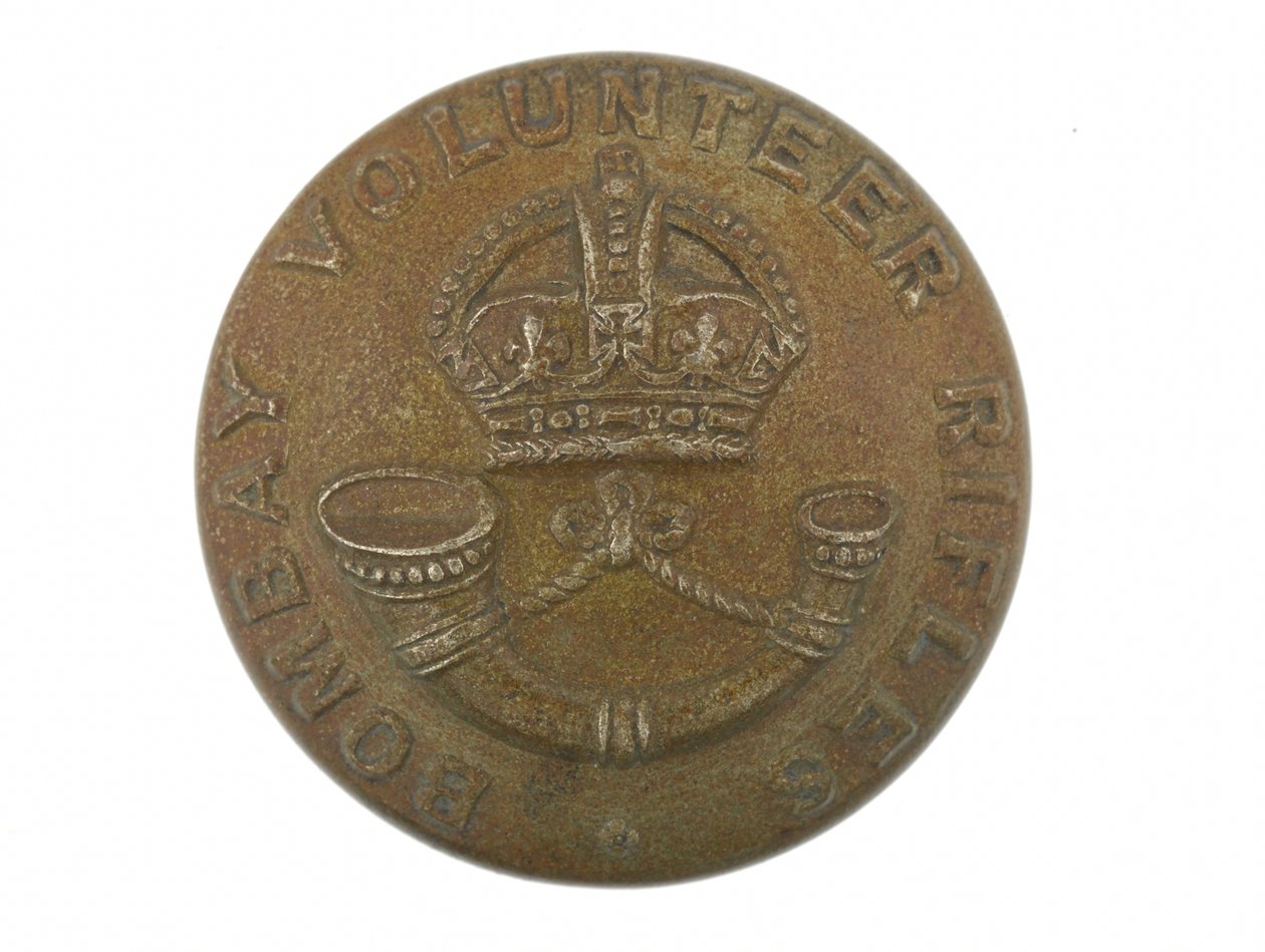 Button, Bombay Volunteer Rifles, 1901-1947 tekijältä English School