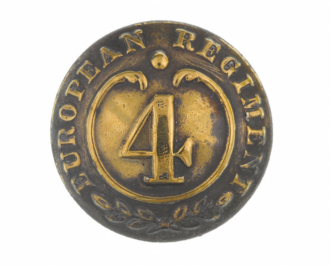 Button, muut riveissä, 4. Bengalin eurooppalainen rykmentti, 1855-1861. tekijältä English School