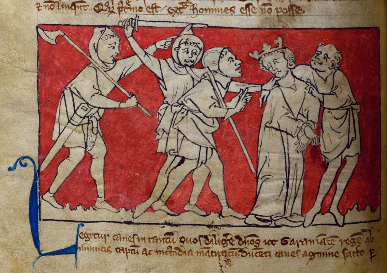 CCA-LitMs/D/10 fol. 5v Capture, Bestiarysta tekijältä English School
