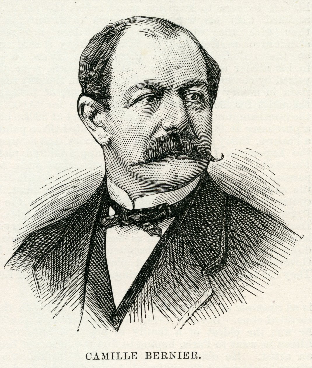 Camille Bernier (1823-1902) Illustrated London Newsista, toukokuu 1884 (kaiverrus) tekijältä English School