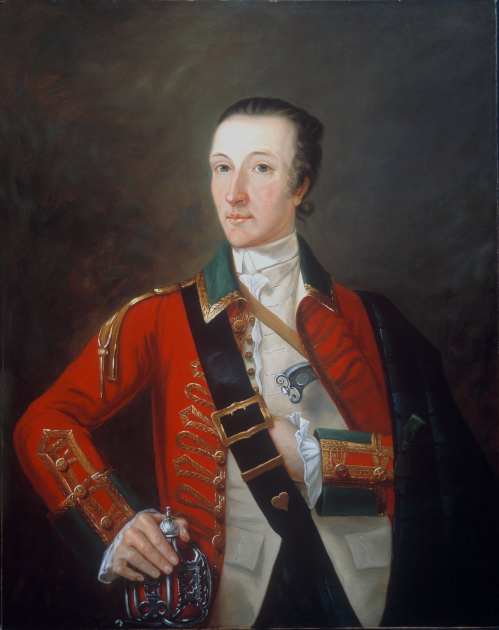 Kapteeni James Gorry, 87. rykmentti jalka tai Highland Volunteers, 1760 tekijältä English School