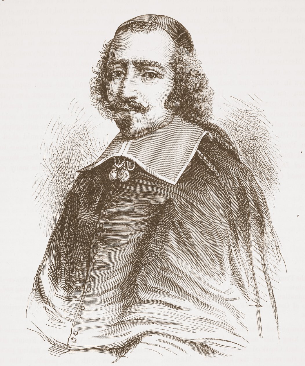 Cardinal Mazarin (muotokuvasta Versailles