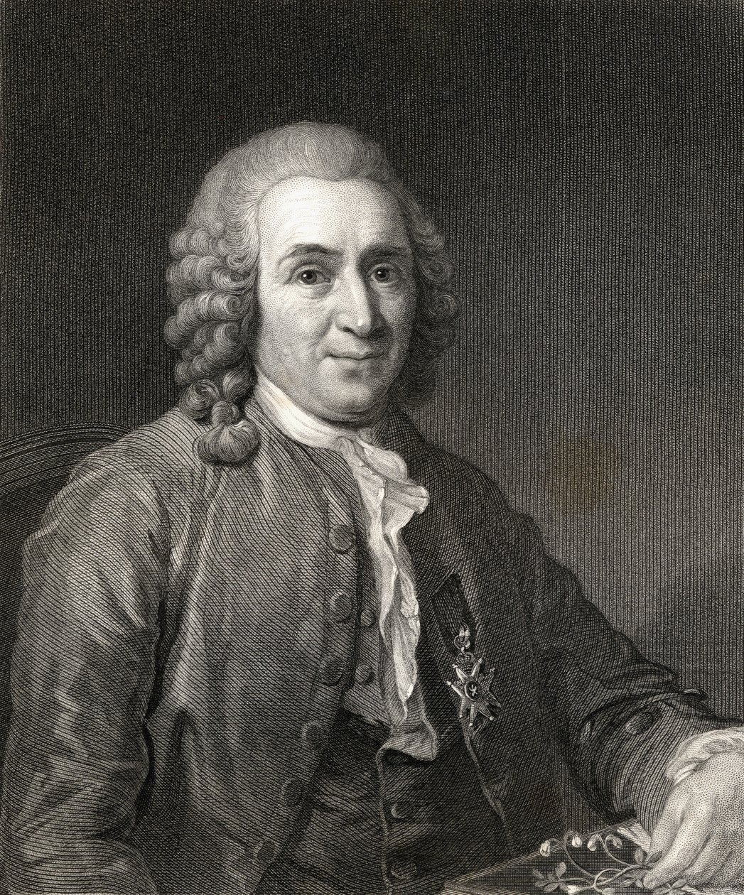 Carl von Linne tai Linnaeus (1707-78) Galleria of Portraits, julkaistu vuonna 1833 tekijältä English School