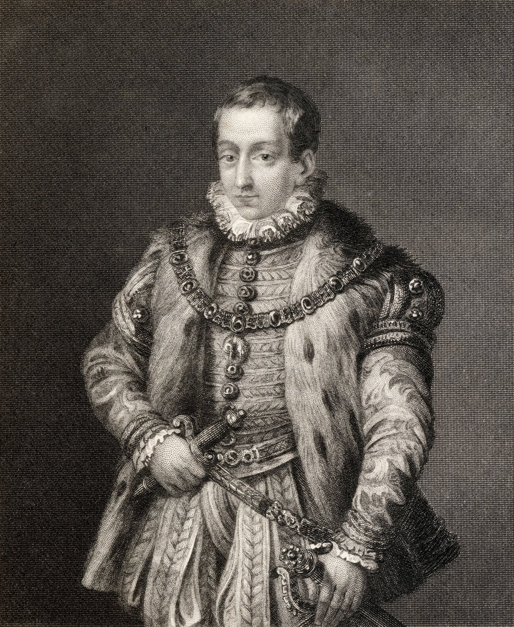 Carlos, Asturian prinssi, kirjasta "History of the Reign of Philip II", julkaistu vuonna 1855 tekijältä English School