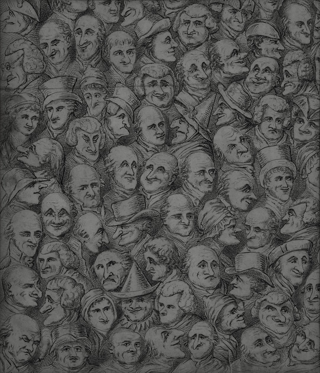 Hahmot ja karikatyyrit, 1800-luvun alku tekijältä English School