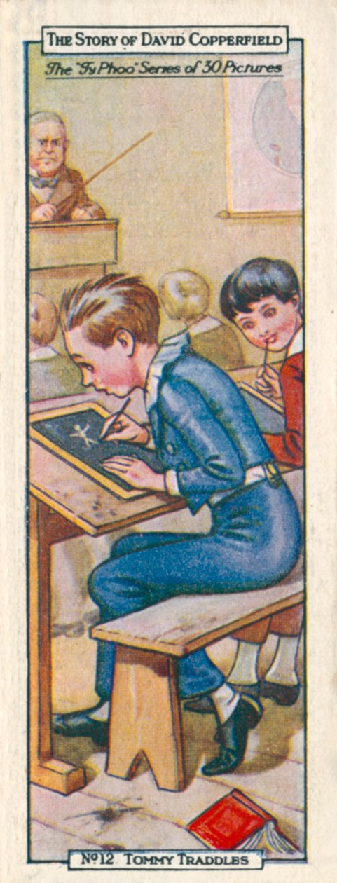 David Copperfieldin hahmot: Tommy Traddles (värilitografia): Tommy Traddles (värilitografia) tekijältä English School