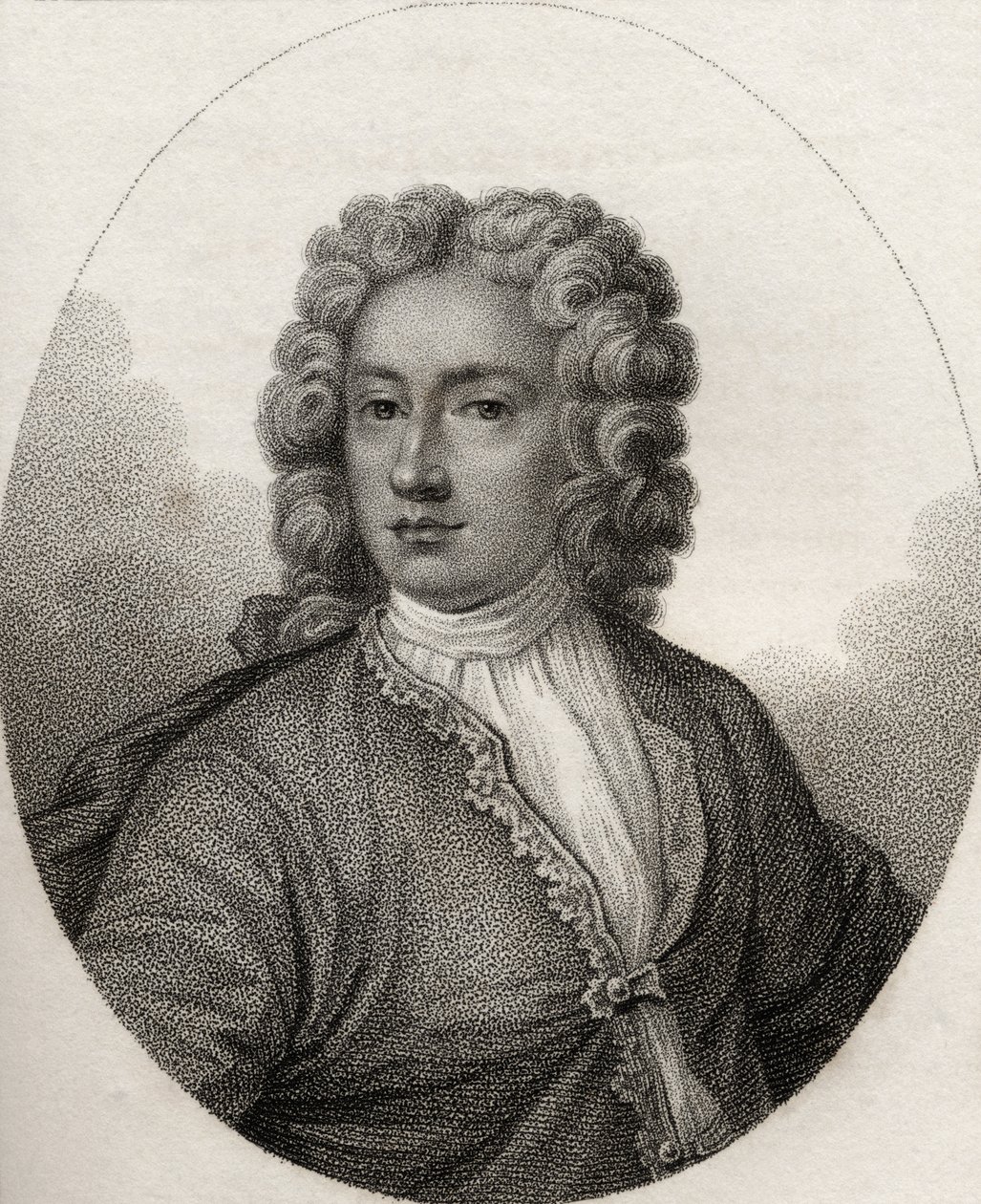 Charles Hamilton, kaiverrettu Geremian toimesta, kuvitus teoksesta "A catalogue of Royal and Noble Authors, Volume V", julkaistu 1806. tekijältä English School