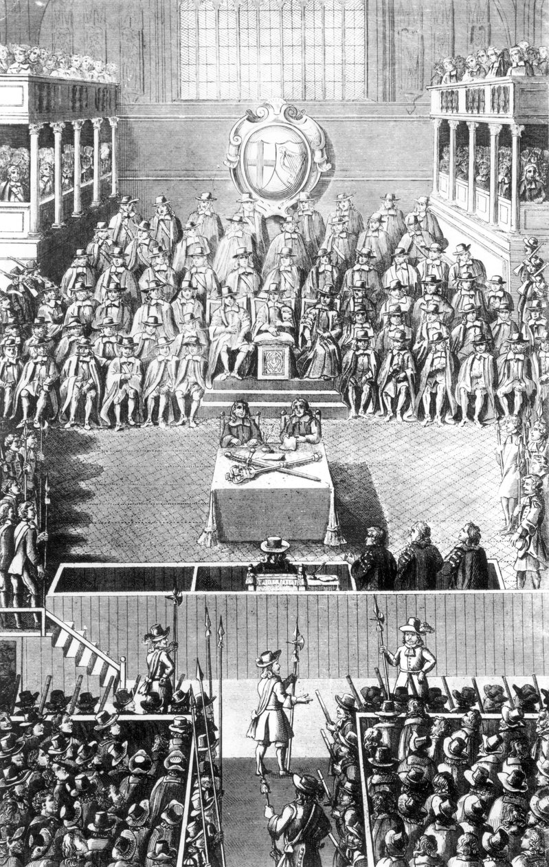 Charles I High Court of Justicessa Whitehallissa 27. tammikuuta 1649 tekijältä English School