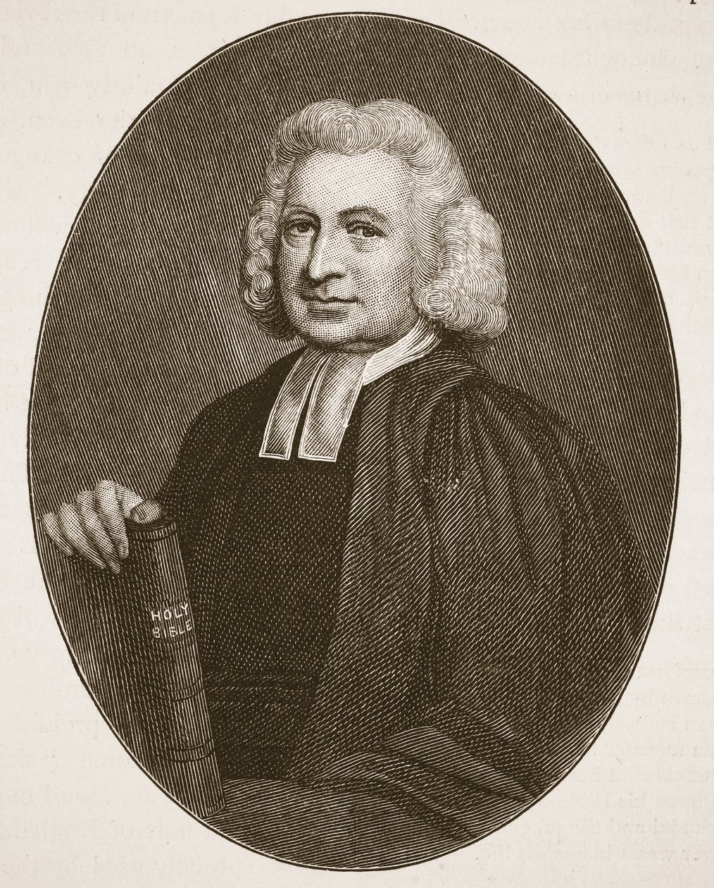 Charles Wesley, kuvitus teoksesta The Church of England: A History for the People, kirjoittanut H.D.M. Spence-Jones, pubi. n. 1910 (seepiavalokuva) tekijältä English School
