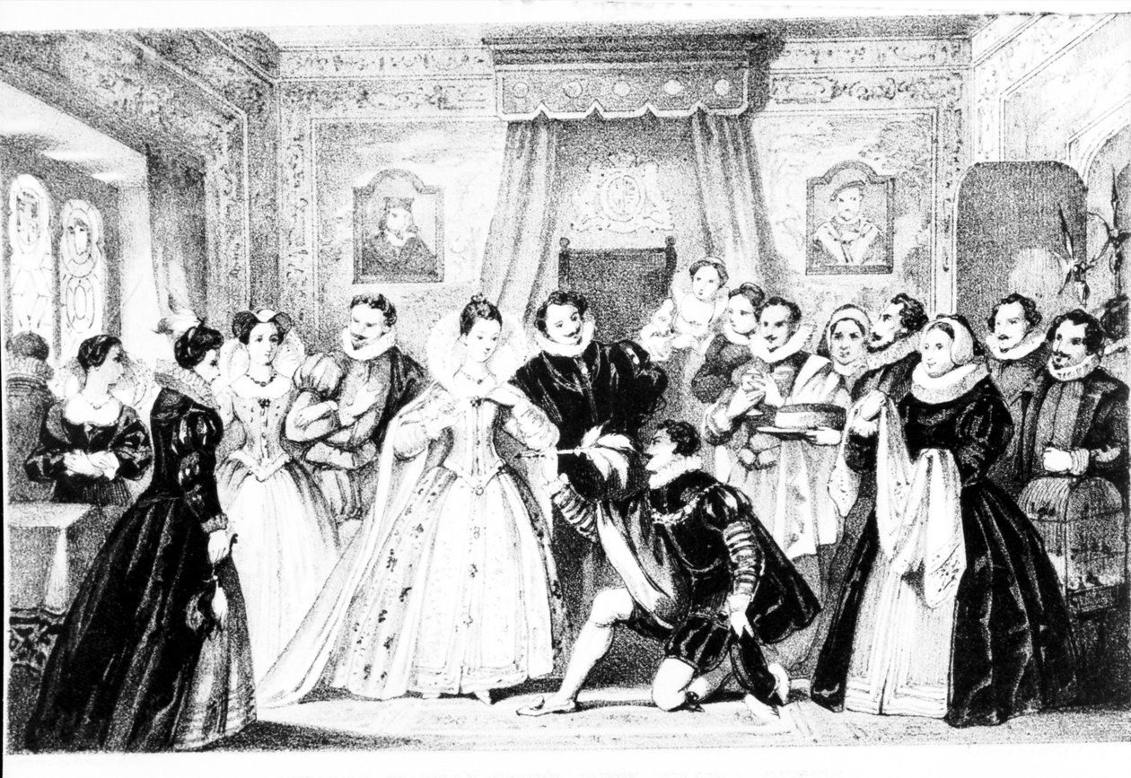 Joulu kuningatar Elizabeth I:n hovissa tekijältä English School