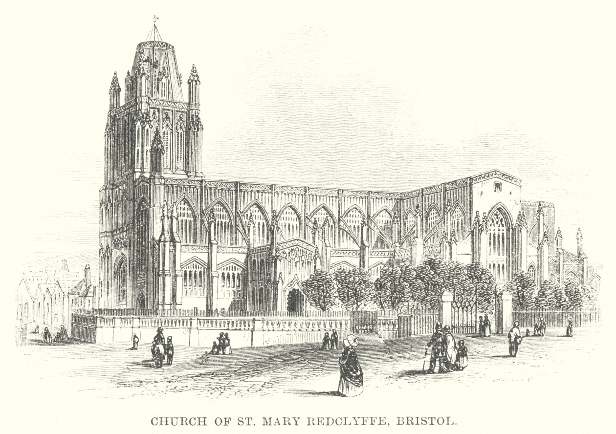 St Mary Redclyffen kirkko, Bristol (kaiverrus) tekijältä English School