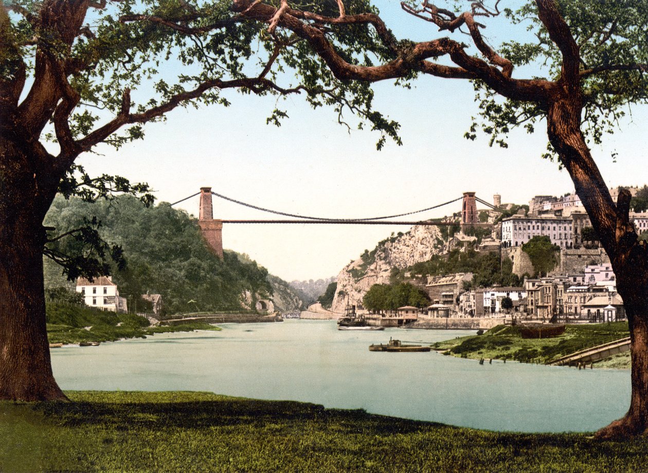 Clifton Suspension Bridge (käsinvärinen kuva) tekijältä English School