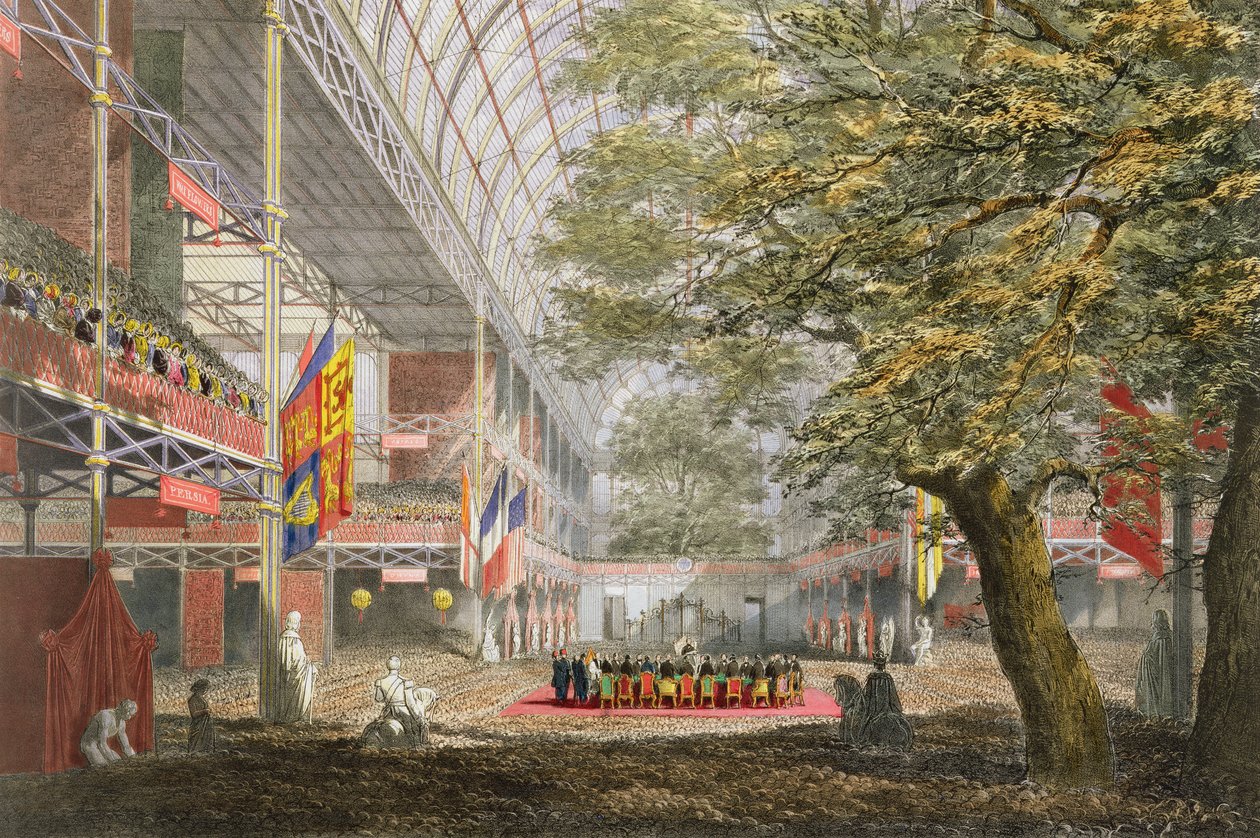 Päätösseremonia, Dickinsons Comprehensive Pictures of the Great Exhibition of 1851 -julkaisusta, julkaistu 1854 tekijältä English School