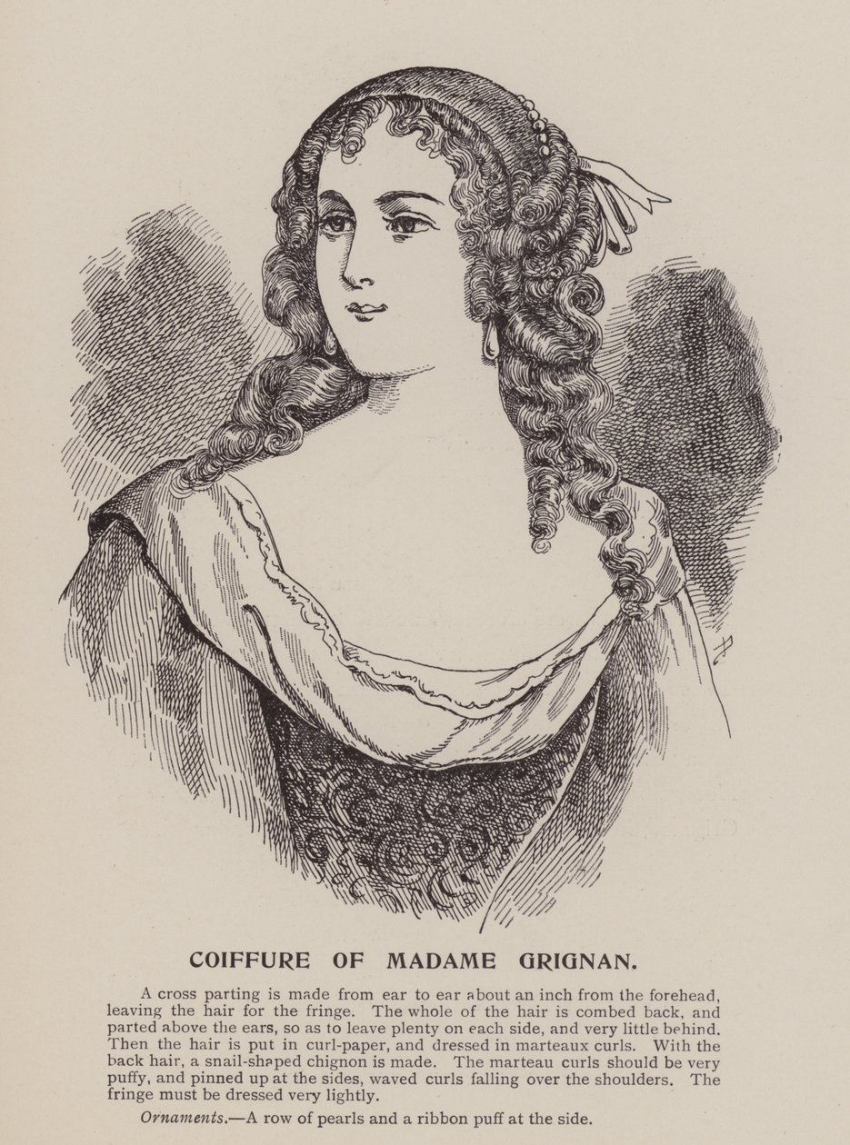 Madame Grignanin kampaus (kaiverrus) tekijältä English School