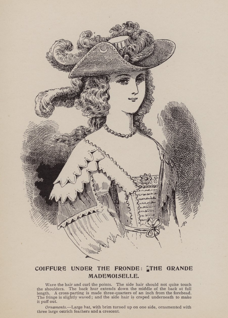 Fronde-ajan kampaus, Grande Mademoiselle (kaiverrus) tekijältä English School