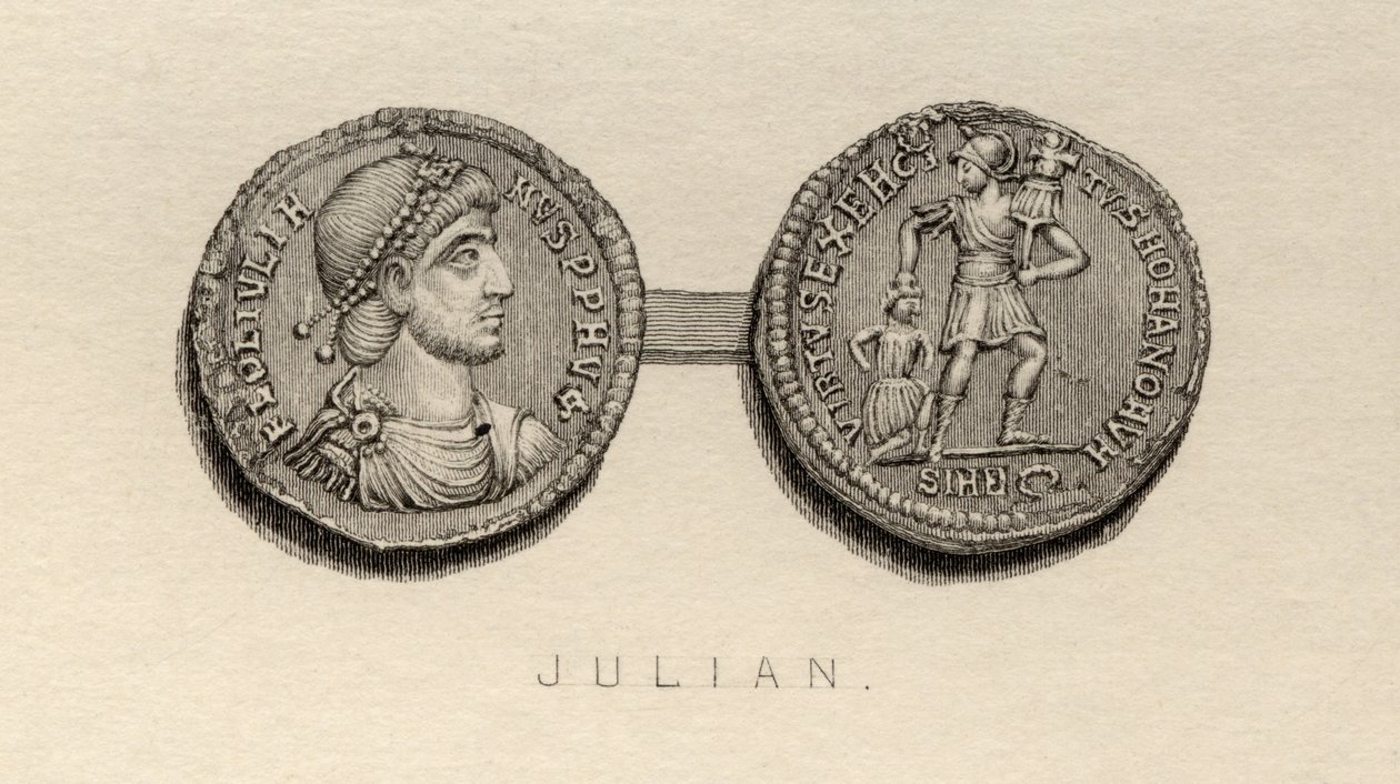 Kolikko Julianus Luopion ajalta tekijältä English School
