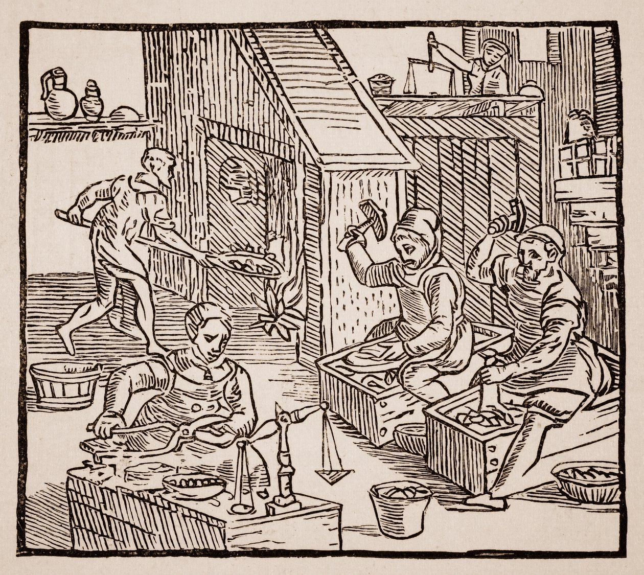 Coiners at Work, 1577 (seepiakuva) tekijältä English School