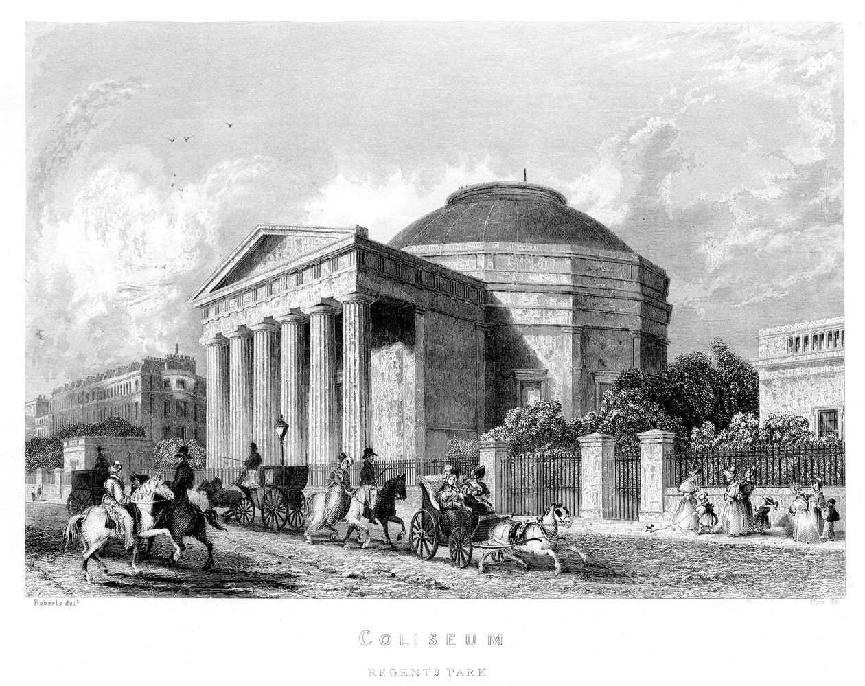 Colosseum, Regents Park, 1837 tekijältä English School