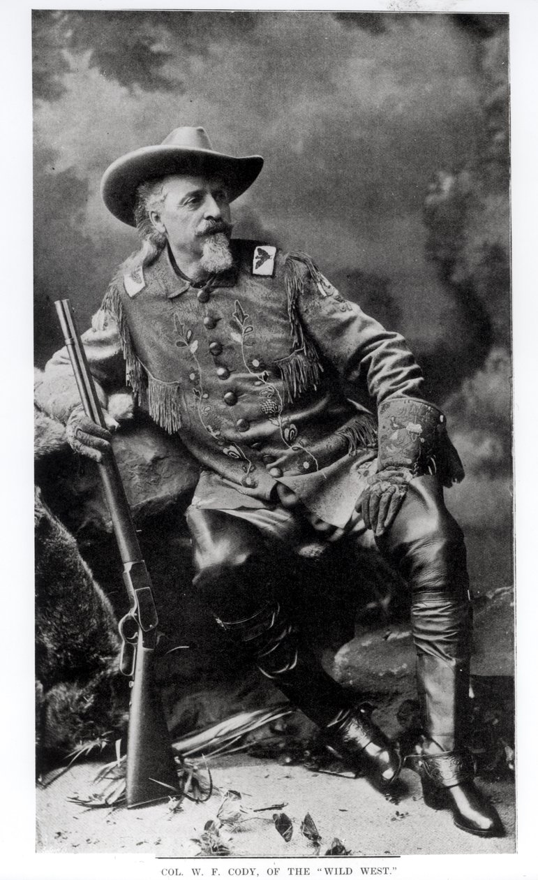 Eversti William Frederick Cody, joka tunnetaan myös nimellä Buffalo Bill, 1903 tekijältä English School