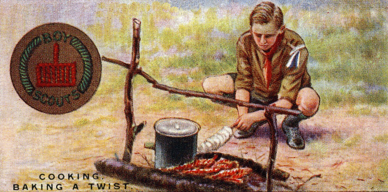 Partiolaisten kokkitaitomerkki – Baking a Twist, 1929 tekijältä English School