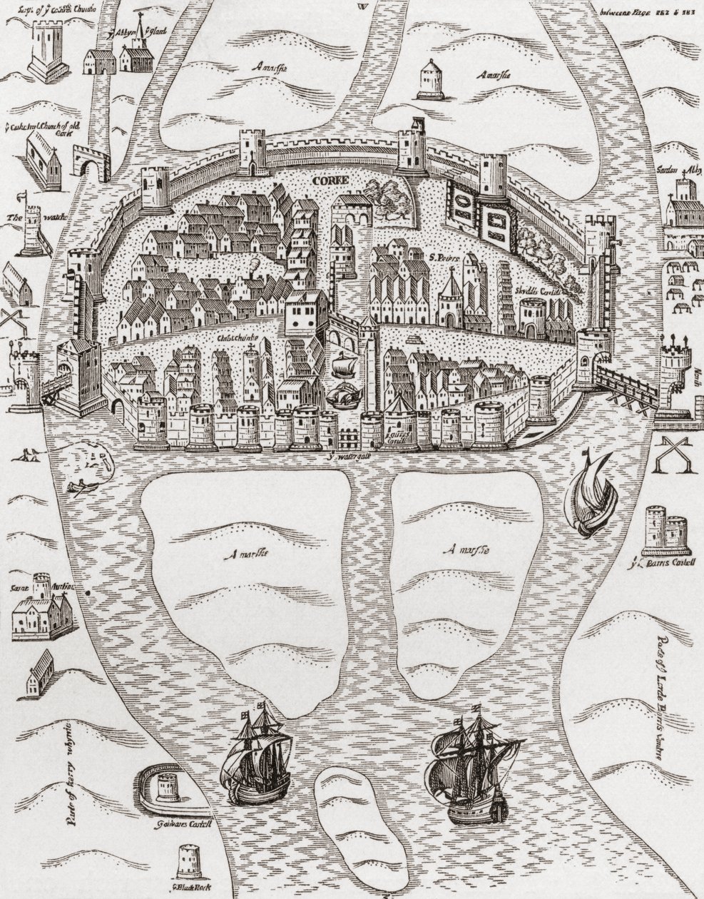 Cork, Corkin kreivikunta, Irlanti vuonna 1633, J. R. Greenin teoksesta A Short History of the English People, julkaistu 1893 tekijältä English School