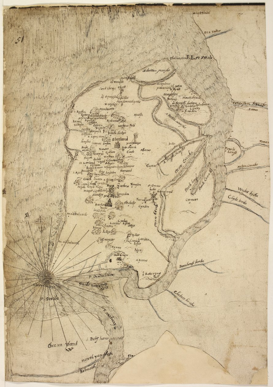Cotton Augustus I.i f.51 Mapa de l