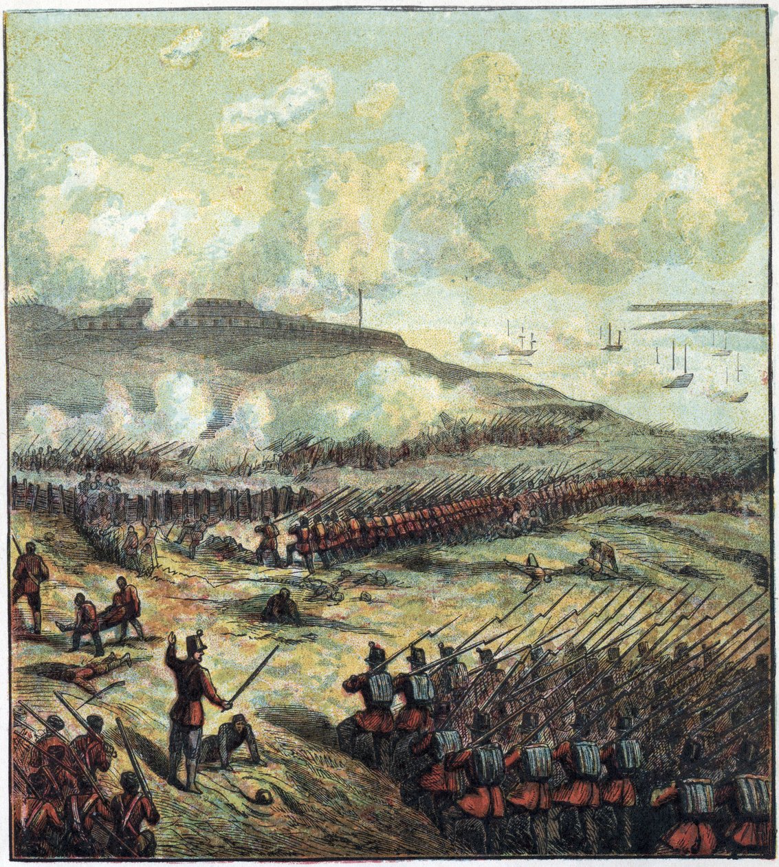 Krimin sota (1853-1856): Inkermanin (Inkerman) taistelu 5.11.1854 Venäjän ja brittiläisen, ranskalaisen ja turkkilaisen liittouman välillä, joka voitti. Inkermanin taistelu tekijältä English School