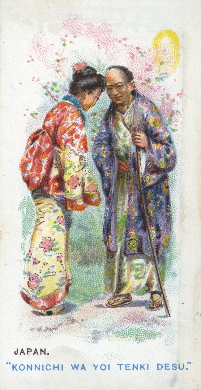 Tavanomainen tervehdys Japanissa, 1907 tekijältä English School