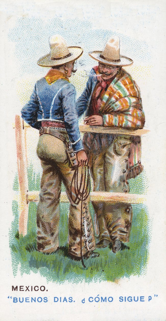 Tavanomainen tervehdys Meksikossa, 1907 tekijältä English School