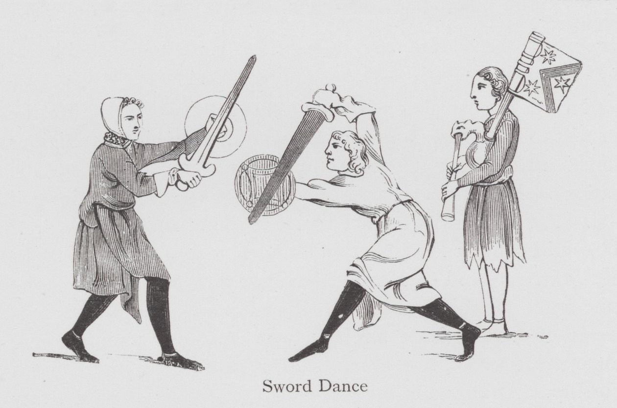 Tanssi: Sword Dance (litho) tekijältä English School