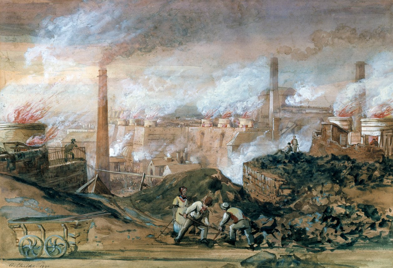Dowlais Ironworks tekijältä English School