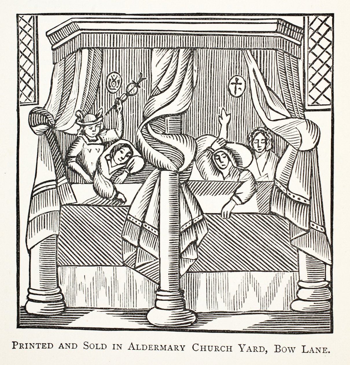 Dreams and Moles, kuvitus John Ashtonin kirjasta Chap-books of the Eightenth Century, pubi. 1882 tekijältä English School