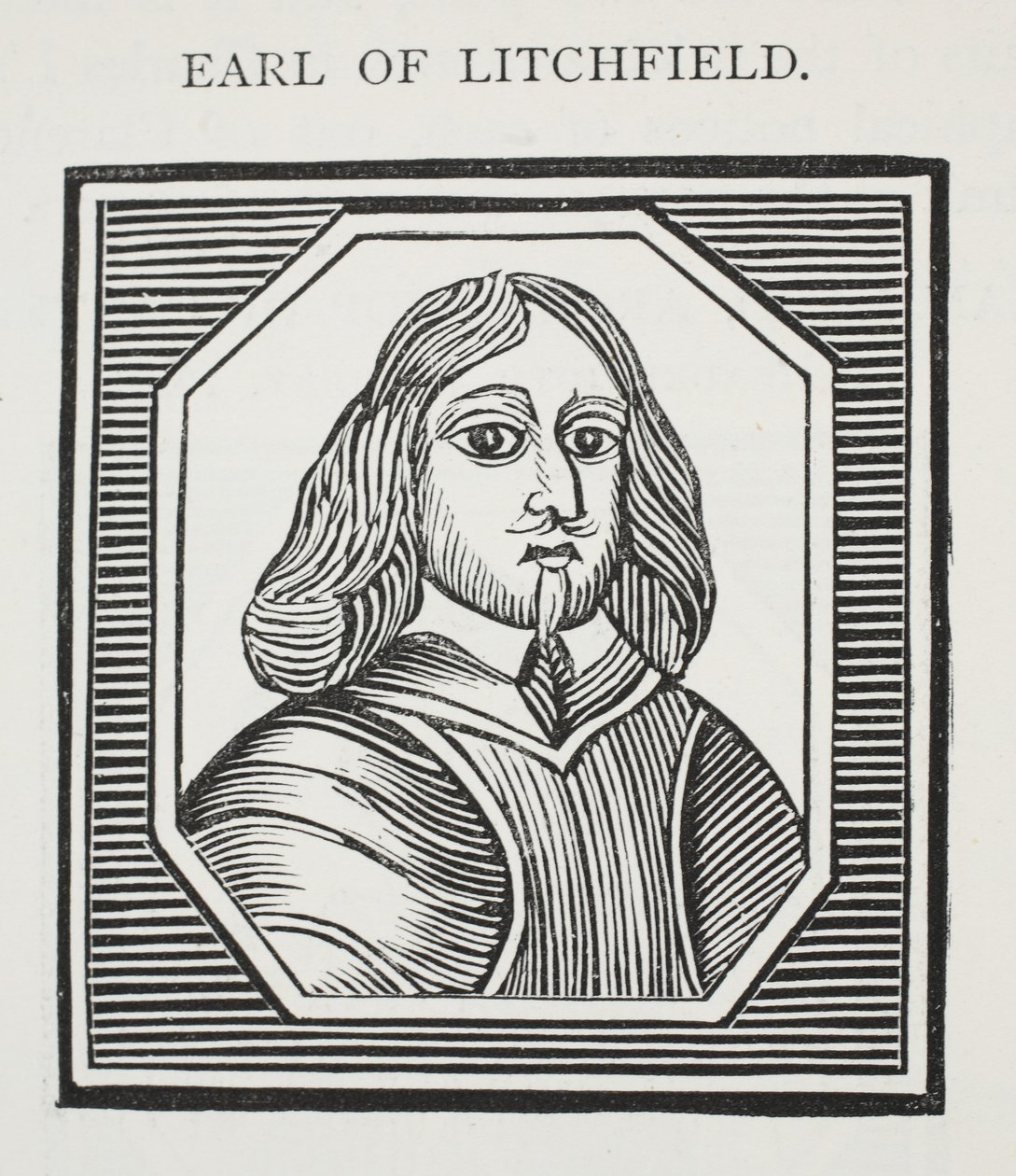 Earl of Litchfield, kuvitus John Ashtonin kirjasta Chap-books of the Eighteenth Century, pubi. 1882 tekijältä English School