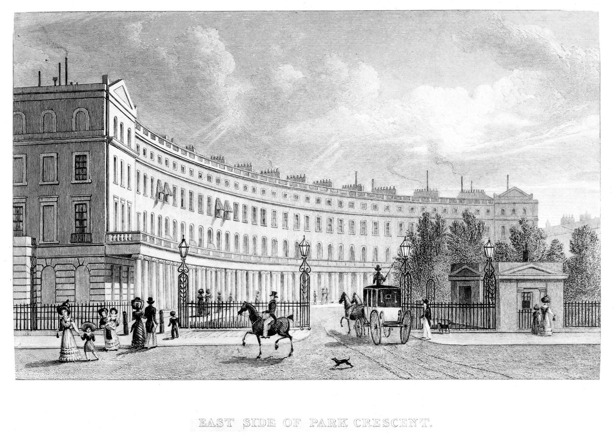 East Side of Park Crescent, 1830 tekijältä English School
