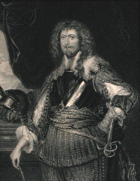 Edward Sackville (1590-1652) Dorsetin 4. Earl, "The Gallery of Portraits", julkaistu 1833 (kaiverrus) tekijältä English School