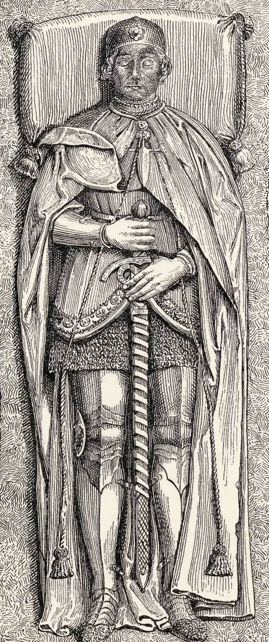 Alvaro de Lunan kuva, Henry Edward Wattsin vuonna 1893 julkaistusta "Espanja: Yhteenveto Espanjan historiasta maurien valloituksesta Granadan kukistumiseen, 711-1492" tekijältä English School
