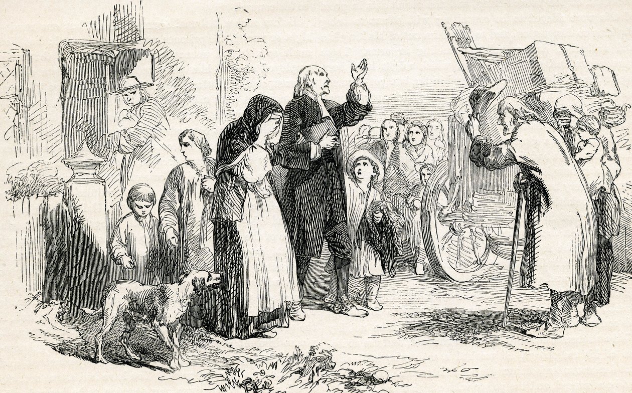 Nonkonformistien karkottaminen Pyhän Bartolomeuksen päivänä 1800-luvulla tekijältä English School