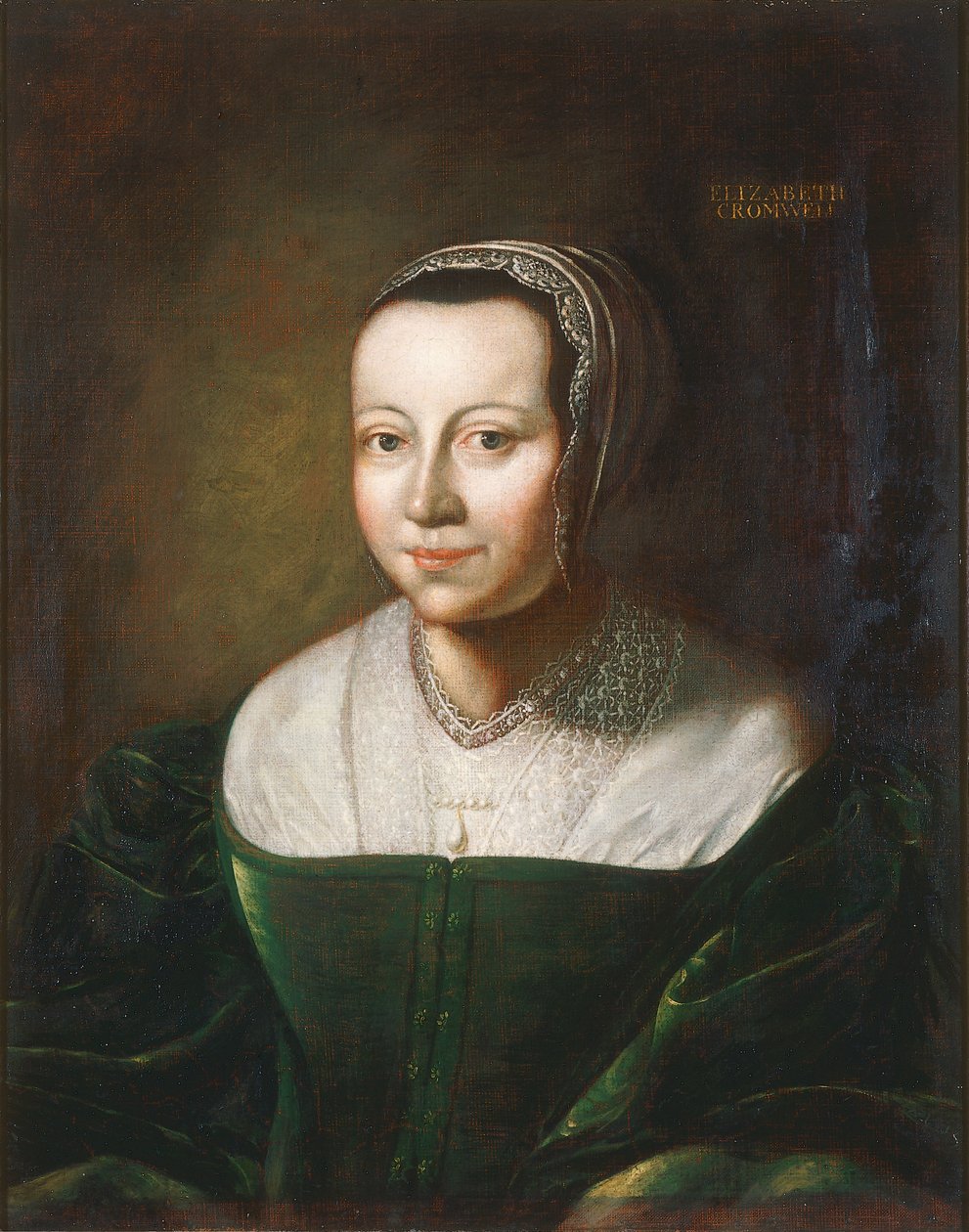 Elizabeth Cromwell, s. Bourchier, n. 1670-1690 (öljy kankaalle) tekijältä English School