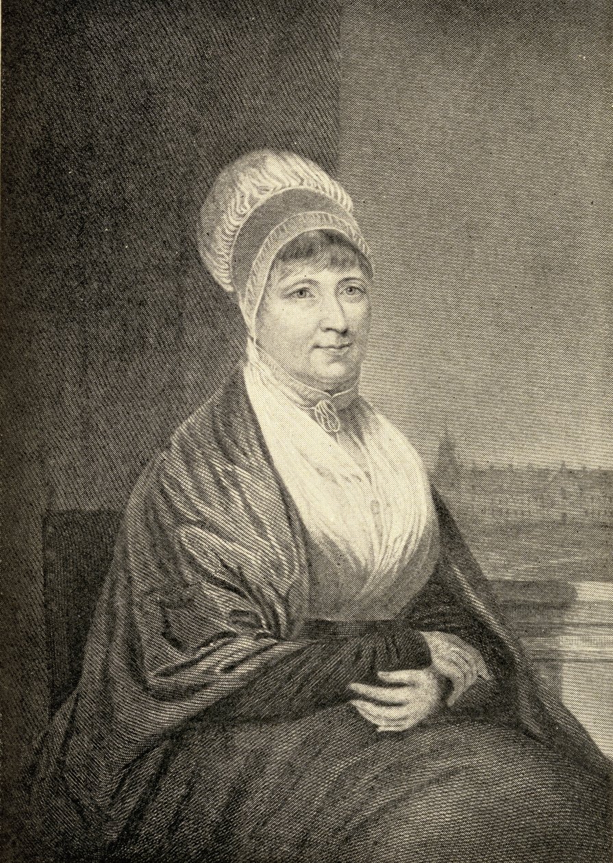Elizabeth Fryn (1780-1845) kuvitus teoksesta "Little Journeys to the Homes of Famous Women", julkaistu 1897 tekijältä English School