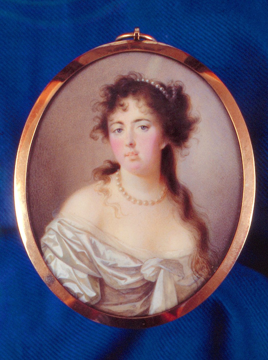Emma Hamilton (akvarelli vellum) tekijältä English School