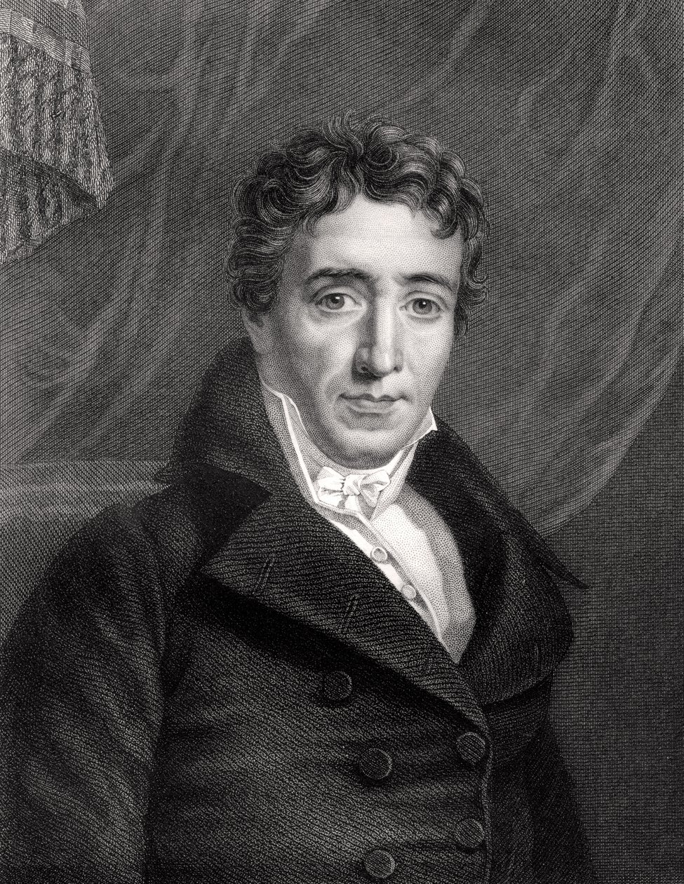 Emmanuel Joseph Sieyes, kaiverrus W.H. Mote, kuvitus Lontoossa 1843 julkaistusta "Historialisista valtiomiesten luonnoksista" tekijältä English School