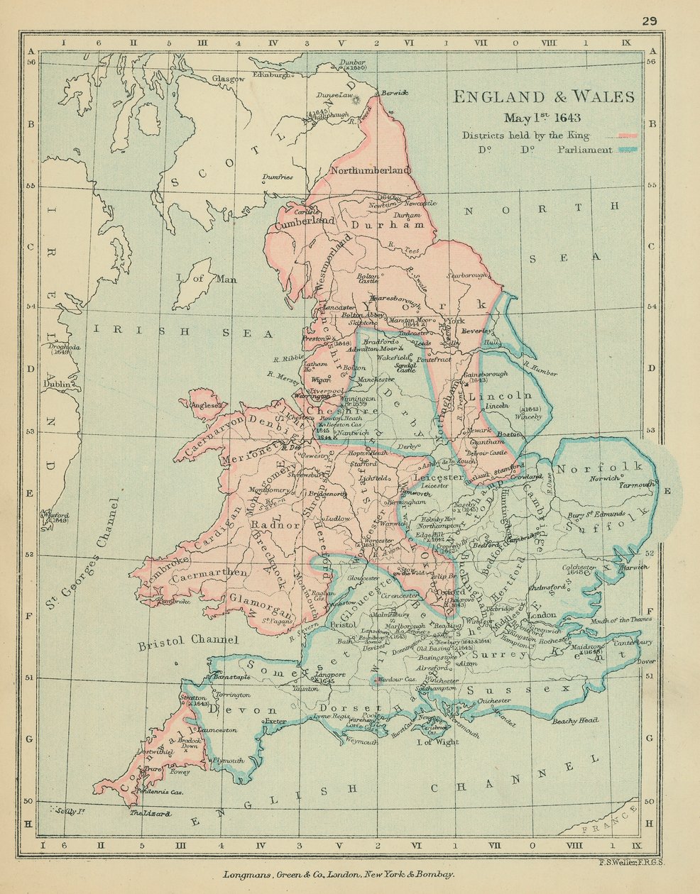 Englanti ja Wales (värilliset litografiat) tekijältä English School