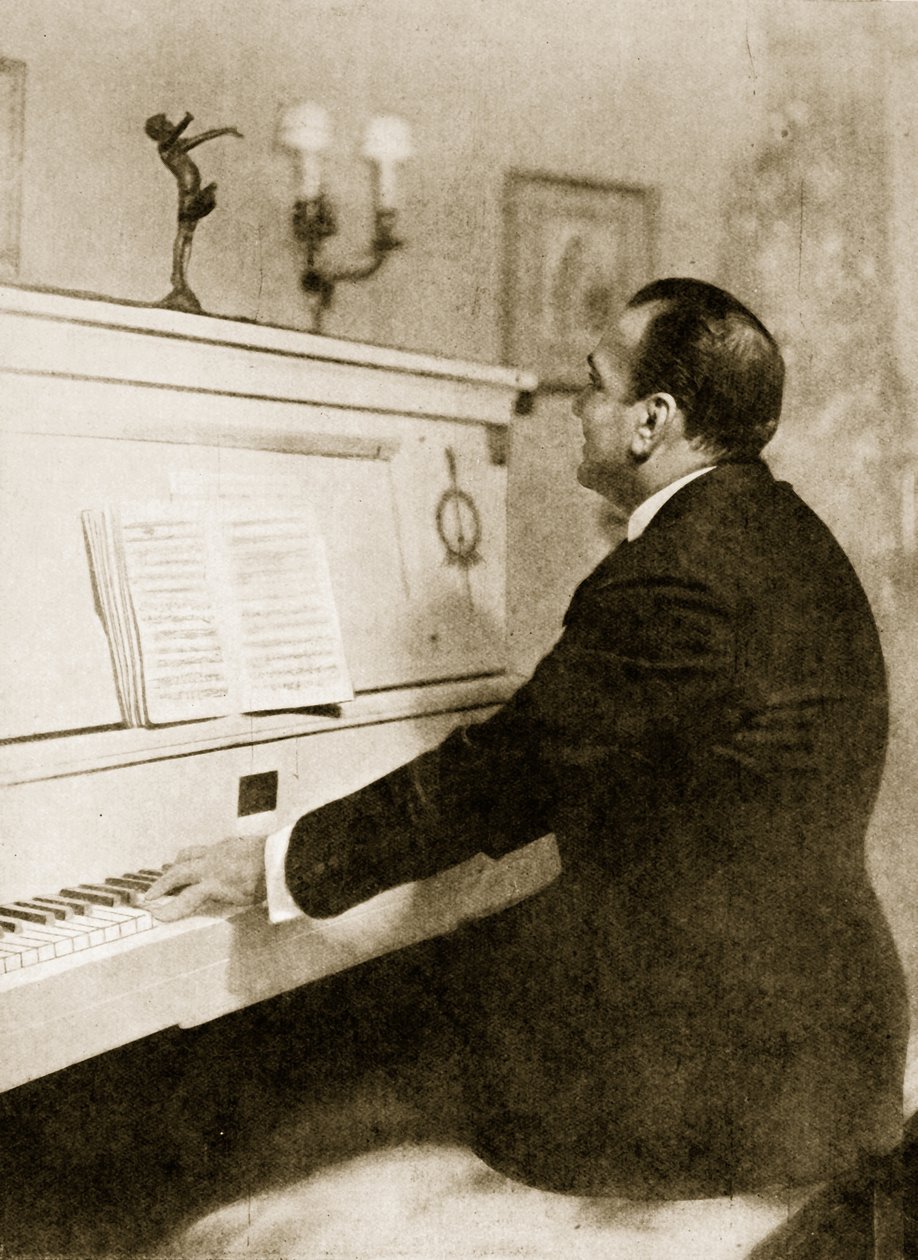 Enrico Caruso pianolla tekijältä English School