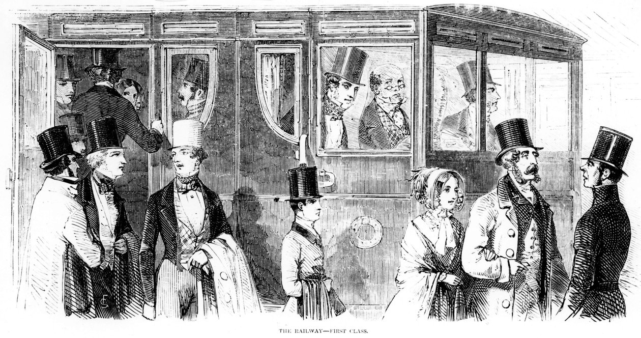 Epsom Races 1847: Railway - ensimmäinen luokka tekijältä English School