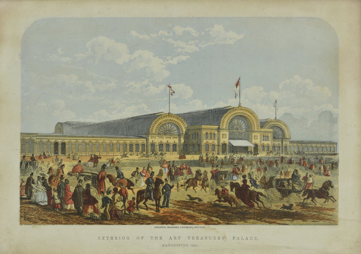 Taideaarteiden palatsin ulkopuoli, 1851 tekijältä English School