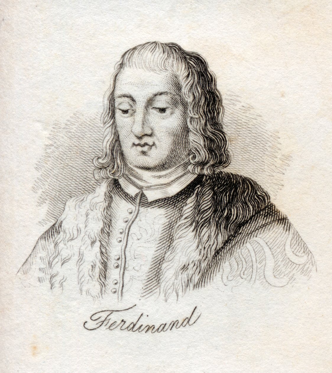 Ferdinand V, Kastilian kuningas, "Crabbin historiallisesta sanakirjasta", julkaistu 1825 tekijältä English School