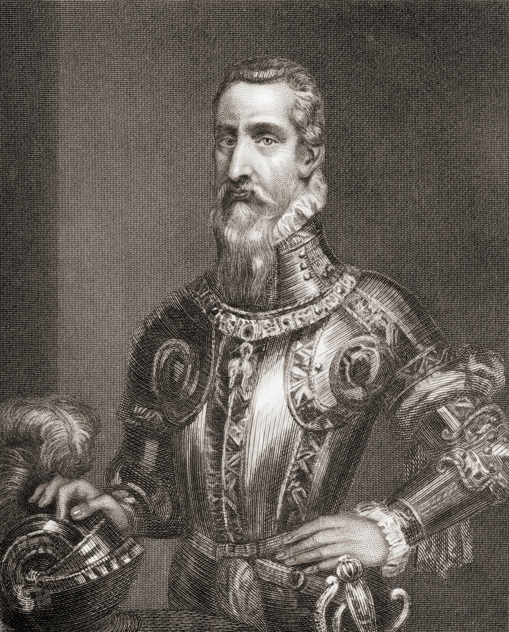 Fernando Alvarez de Toledo y Pimentel, vuonna 1855 julkaistusta teoksesta "Philip II:n valtakauden historia". tekijältä English School